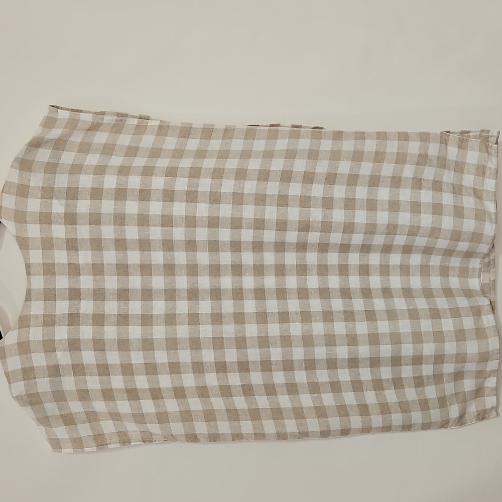 Arloom  Lola Linen Gingham Kaftan  XS/S - Picture 6 of 11